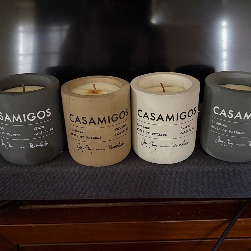 Scented Candle Set - Black, Tan, Cream, Gray